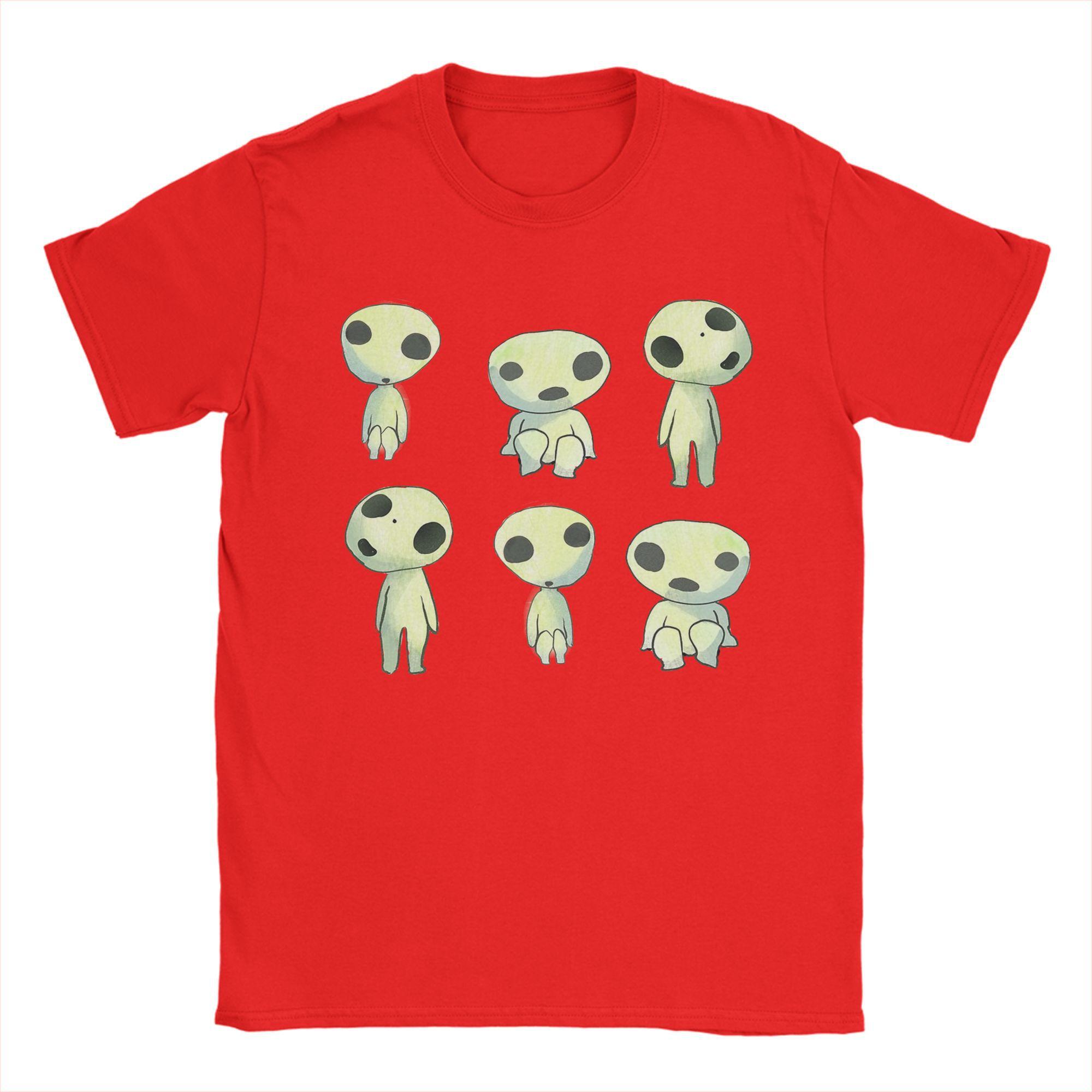 

princessed Kodama mononoked TShirt Unisex Vintage 100 Cotton Tee Shirt Round Neck Short Sleeve T Shirt Unique Clothes S