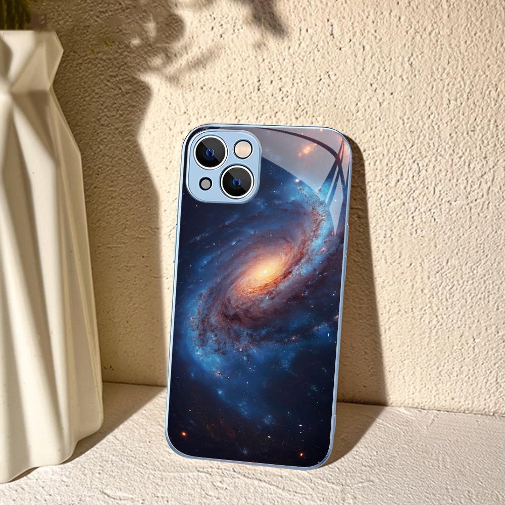 Space Universe Galaxy Phone Case For IPhone 14 13 12 Mini 11 Pro XS Max X XR 14 Plus Tempered Glass Cover