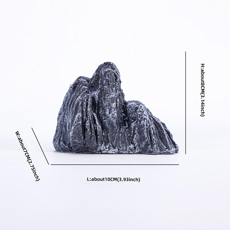 New Resin Aquarium Mountain Decoration Fish Tank Aquarium Artificial Simulation Rock Cave for Fish Tank Decor