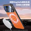 Applicable To Apple 17ProMax Light and Thin Magnetic Lychee Pattern Apple 17Air with Lens Film Non-slip Edge Mobile Phone Case