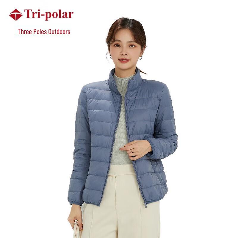 Tri-polar Women's Lightweight Stand Collar Down Jacket TP8533