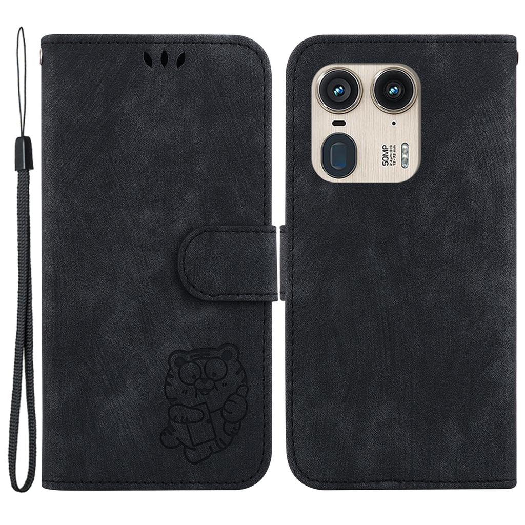 For Motorola Edge 50 Ultra 5G/Moto X50 Ultra 5G Phone Stand Case Imprinted Pattern PU Leather Wallet Phone Cover