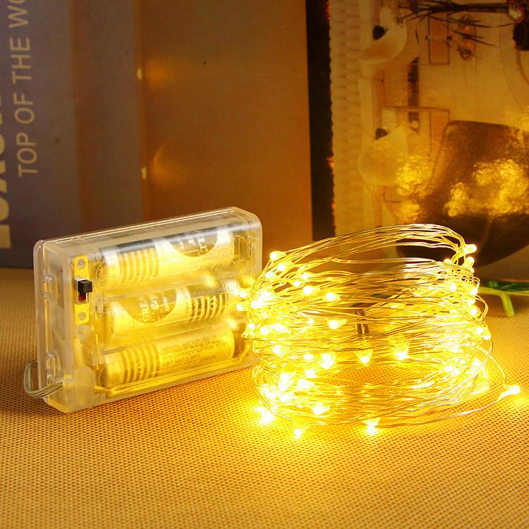 Xiaomi 1M 2M 3M 5M 10M Copper Wire LED String lights Holiday lighting Fairy Garland For Christmas Tree Wedding Party Decoration