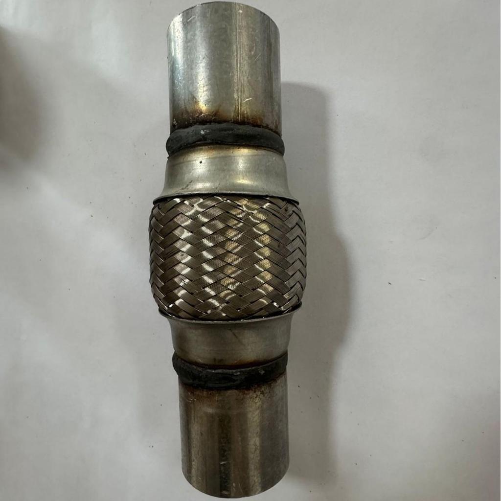Universal Flexible Exhaust Pipe with Shock Absorption for Car or Truck - No Welding Required
