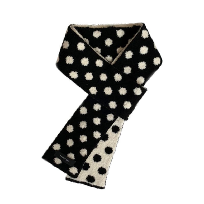 COOKEESEE DOT Zweifarb-Auspuff (Elfenbein/Schwarz)