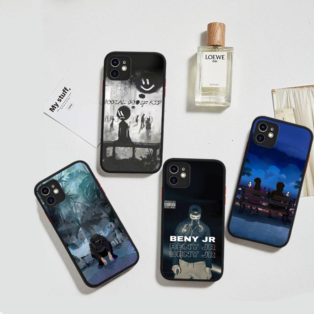 Classic Singer B-Beny J-Jr For IPhone 16 15 14 Plus 13 12 11 Pro Max X XS MAX Translucent Matte Shockproof Cover