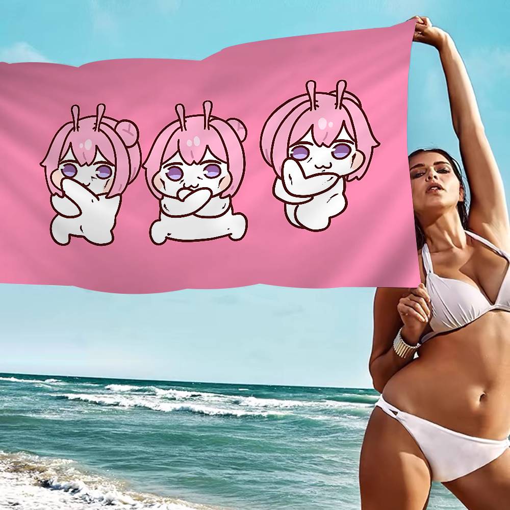 D-Dorothy DORO Cartoon Beach Towel Colorful Bath Towels For Girl Microfiber Quick Dry Custom Sand Free Beach Yoga Spa Gym Pool