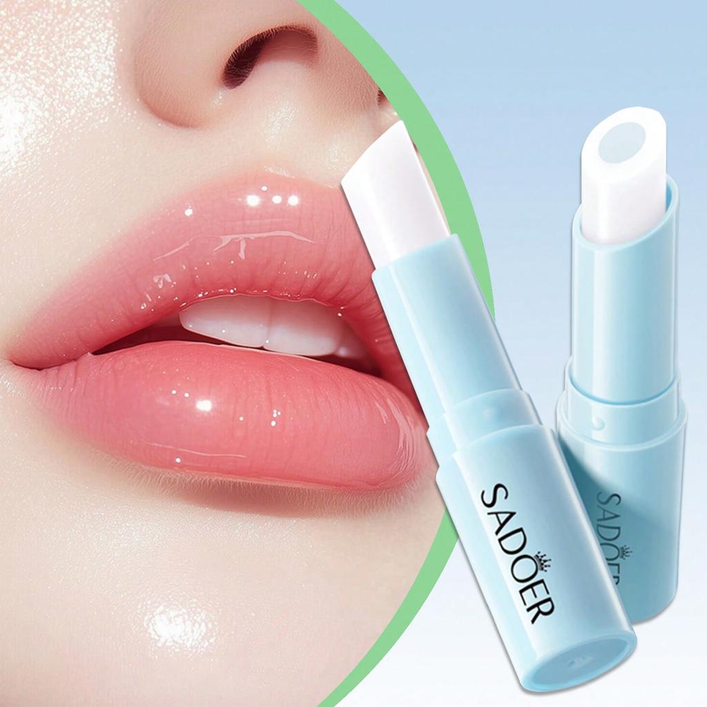 1PC Color Changing Moisturizing Lip Balm, Long-Lasting Moisturizing Lips, Soothing, Suitable For Dry