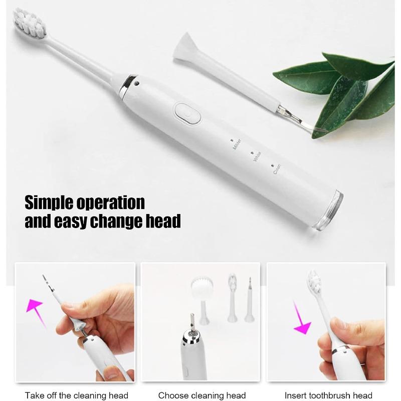 Multi-functional Electric Toothbrush, Oral Douche with Brush Mirror for Ultrasonic Teeth Cleaner