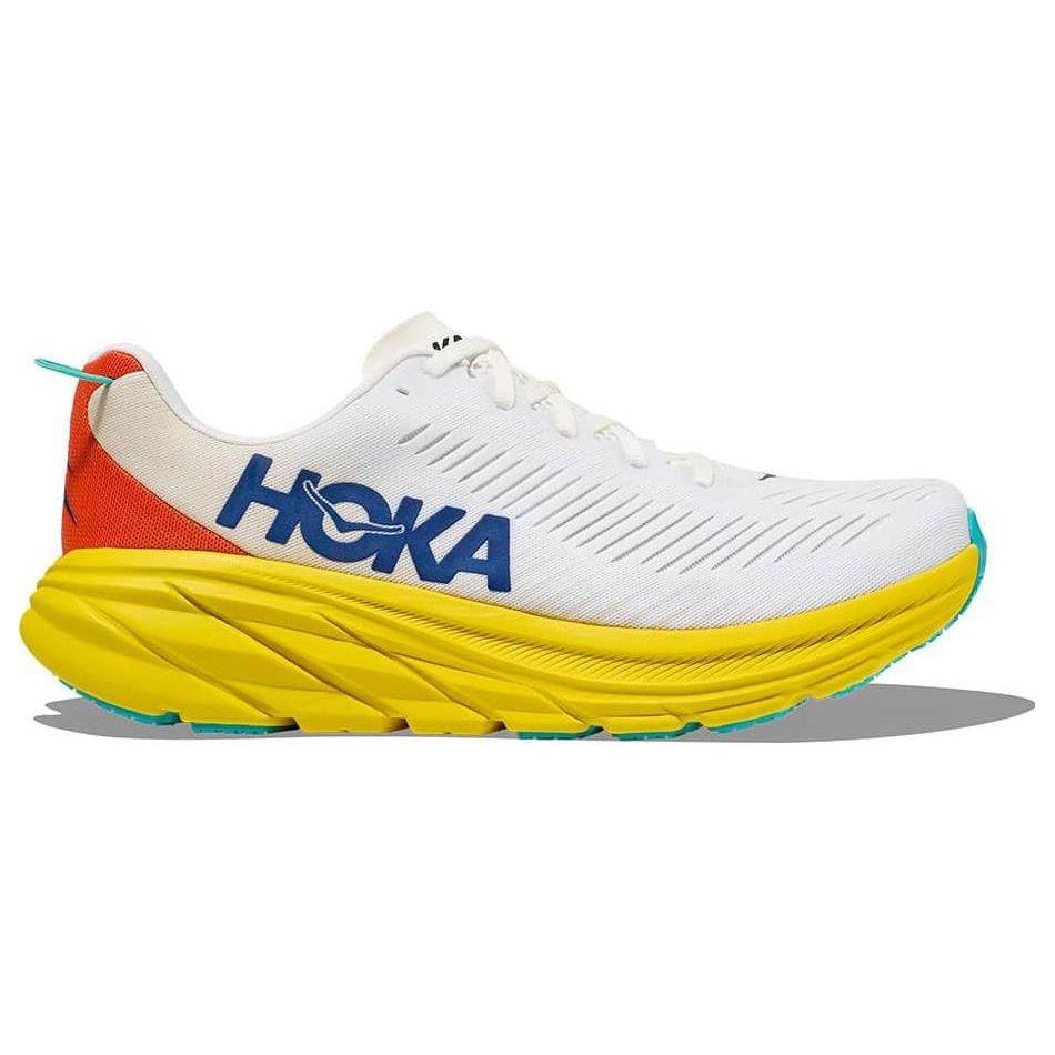 HOKA Rincon 3 White Eggnog Yellow Men Sneakers 1119395-WEGG