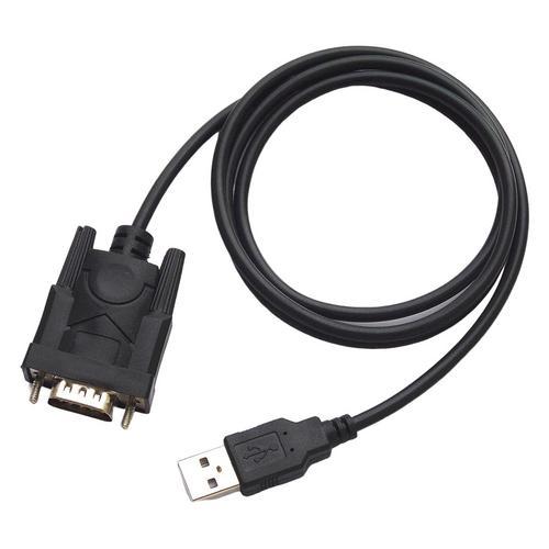 

Високоякісний USB 2.0 до послідовного RS-232 DB9 9-контактний адаптер-конвертер Довжина кабелю 0,8 м USB ДО RS232 ПІДТРИМКА WIN10 чорний