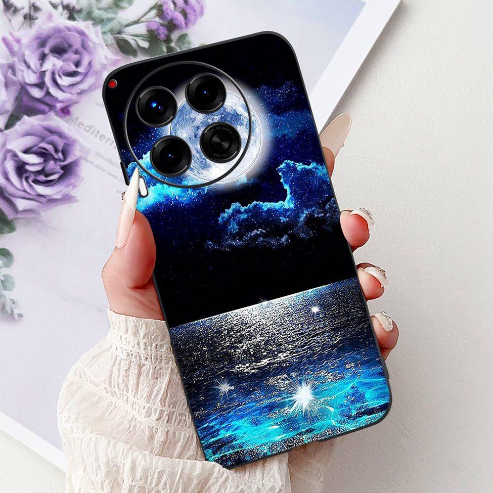 Black For Tecno Camon 30 CL6 CL6k Phone Case For Techno Camon 30 5G CL7 Cover Luxury Fashion Funny Cute Funny Painted Soft TPU