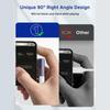 Elbow Type C To 3.5mm Earphone Adapter 3.5 Jack USB C Headphones AUX Audio Adapters For 15 16 Pro Samsung Huawei