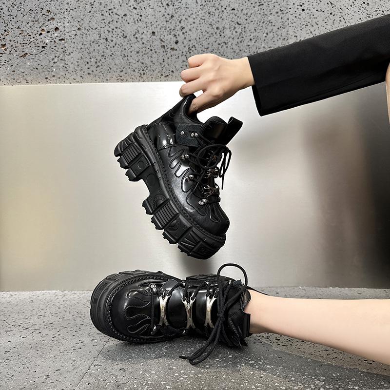 2024 Summer Retro Punk Platform Motorcycle Boots - Spanish Fashion Brand