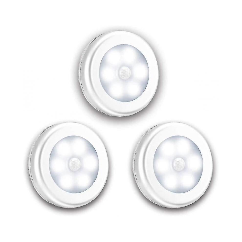 Motion Sensor Lights, 3 Pack Upgraded Version Led Night Lights, Motion Sensor Light Indoor Battery-powered, Closet Lights Stair Lights, Wall Lights Fo