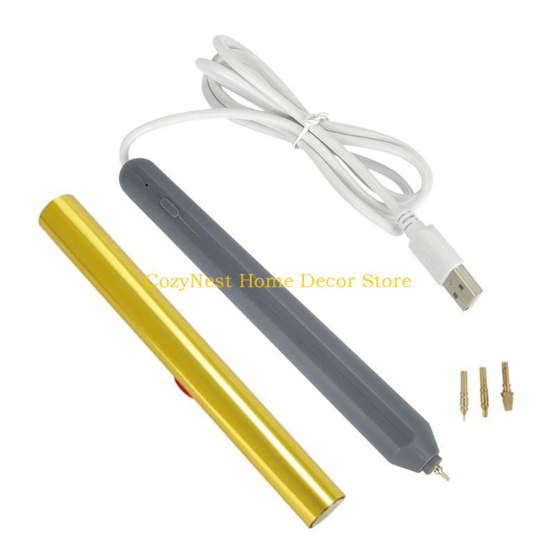 

92MF Hot Heated Foil Pen Gold Foil Roll Set USB Heat Foil Pens Scrapbooking Tool Kits for Card Making Craft Drawing Pen USB China Mainland