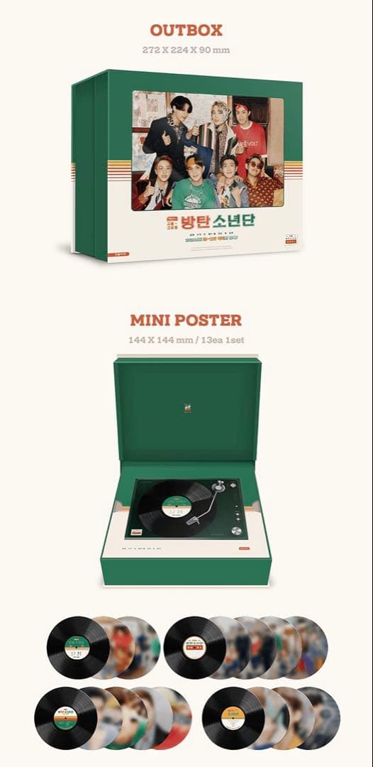 [Б/У] Распродажа в конце года!! Приветствие BTS к сезону 2021 - все предметы на месте!!