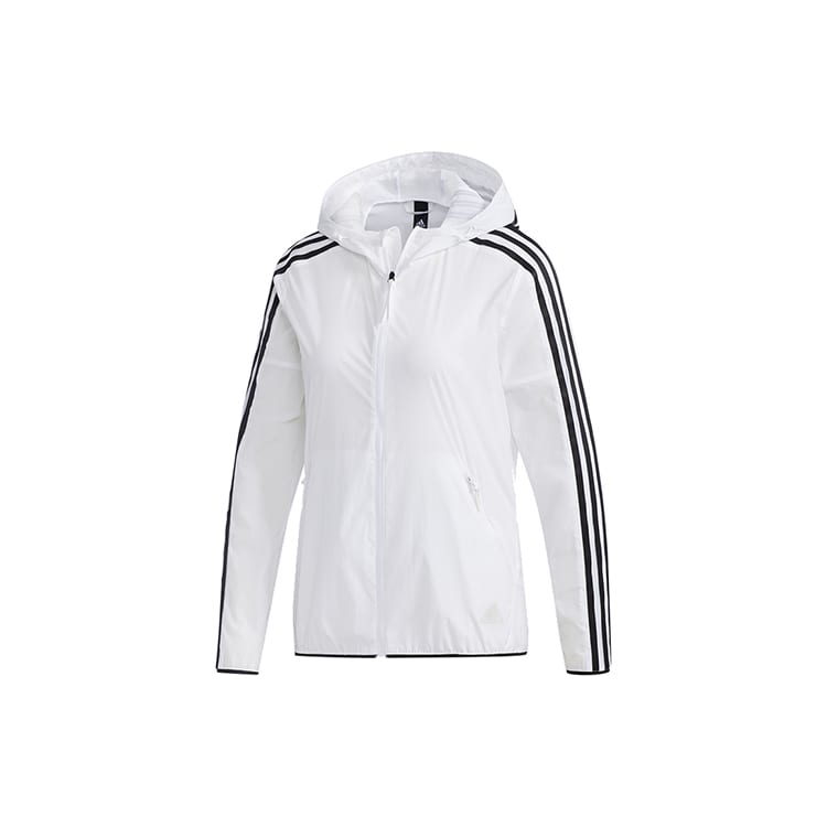 adidas Jackets Women's White Hooded Moderate Other FT2881