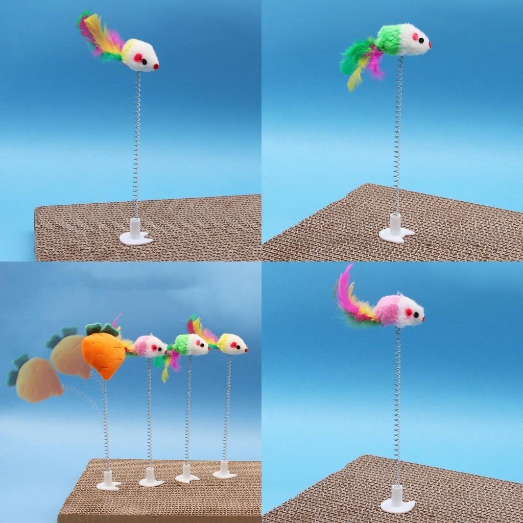 Fun Corrugated Paper Cat Scratching Board Toy Self-entertainment For Cats Durable Plastic Material Random Colors Design Or Carrot)