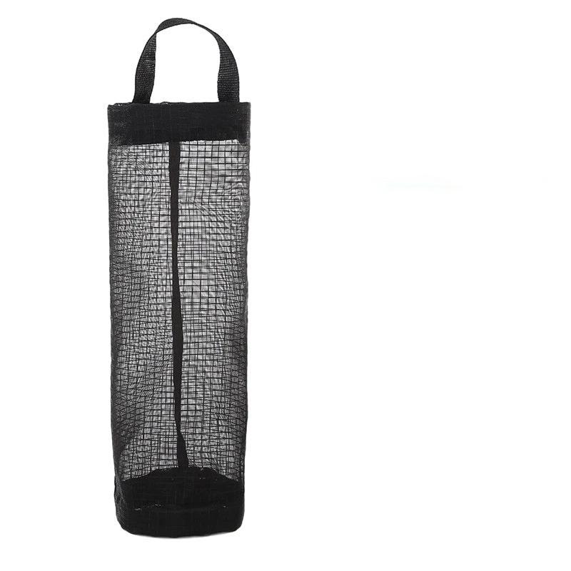 

Диспенсер-Кухонный Органайзер Держатель для Мусорных Пакетов Нейлоновый Чехол для Хранения с Металлическими Люверсами для Кладовой чёрный