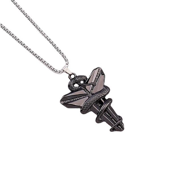 Basketball Fans Commemorative Kobe Necklace Pendant, Viper Mamba Necklace, Trendy Matching For Boys And Girls Jewelry