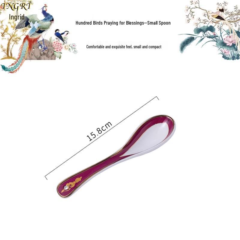 Exquisite Chinese Ceramic Bowl & Plate Set: Creative Festive Bone China Tableware with Bowls, Plates & Spoons