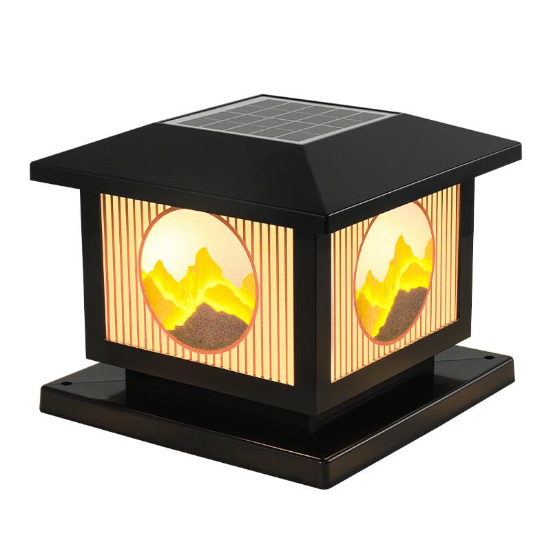 NuFeng Outdoor Solar Pillar Gate Light