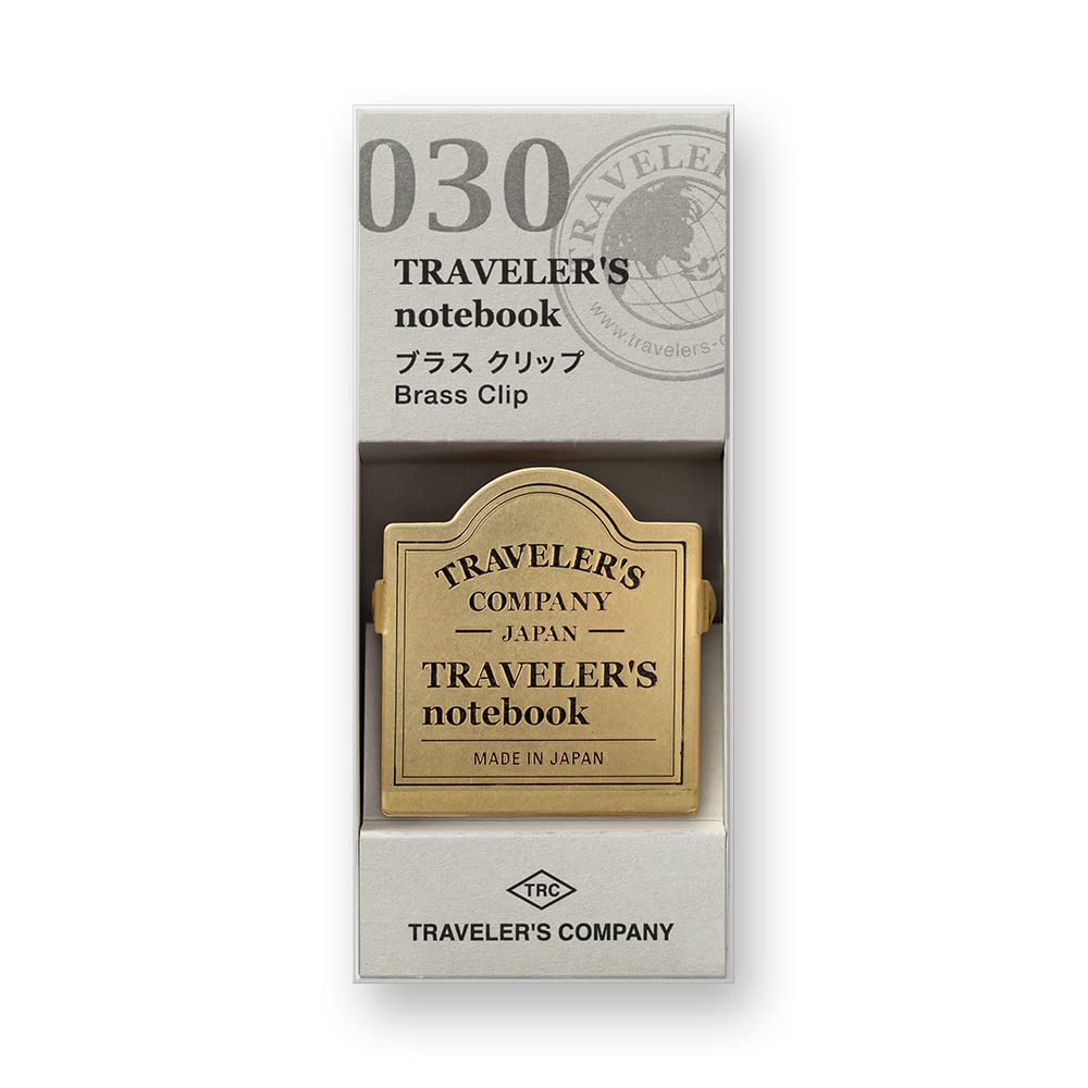 

Зажим для банкнот из латуни с логотипом TRC 43089006 Traveler s
