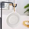 White Ceramic Portable Ginger Grater Hand Grinder Garlic Masher Kitchen Tool Simple Style Porcelain Carrot Grinding