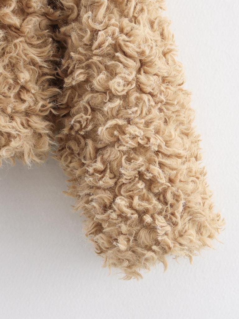 Dámský 2025 Kudrnatý Střižní Kabát - Nový Horký Styl