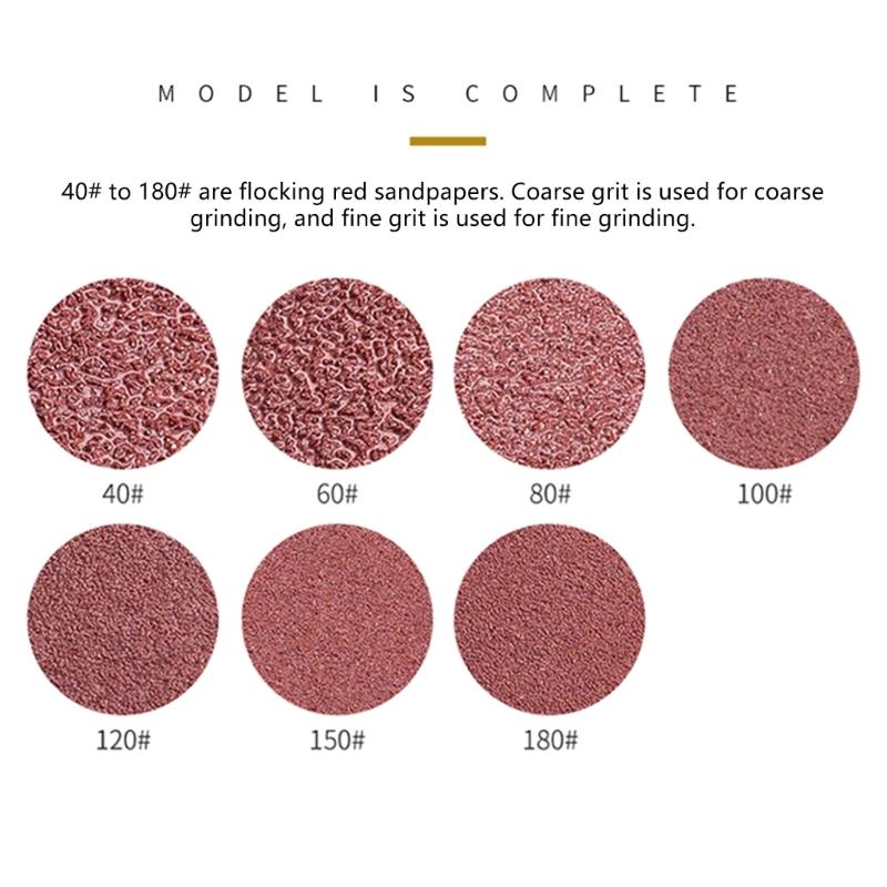 Pack of 50 9 Inch 6 Hole Aluminum Oxide Sanding Discs Suitable for Drywall Sanders Wood Finishing With Hook Loop Backing