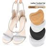 Soft Leather Anti-Slip Forefoot Pads for High Heel Summer Sandals - Shock Absorption & Self-Adhesive