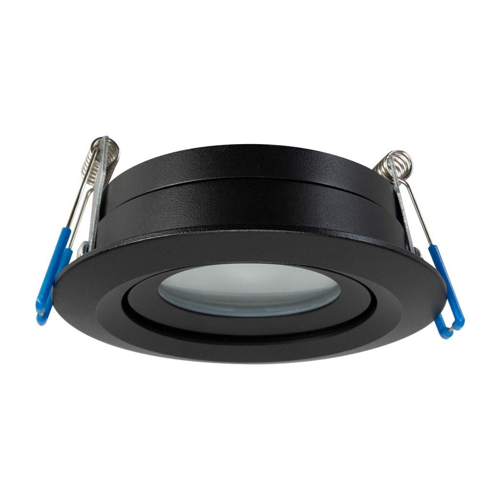 Oprawa Wpuszczana Lagos Ip65 1 Gu10 Czarny Light Prestige Lp-4425/1Rm Bk