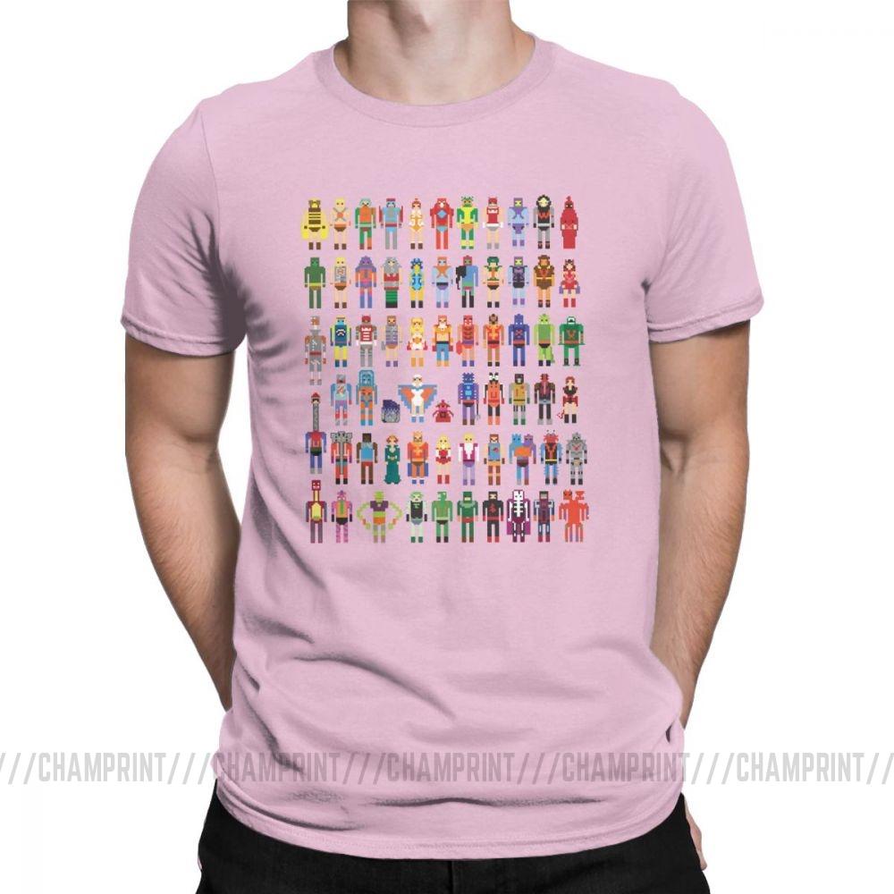 Vintage 8 Bit Of The Universe T Shirt Men O Neck Cotton T Shirt Short