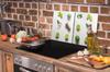 Glass protective plate for the stove 2x45x52 Fruit