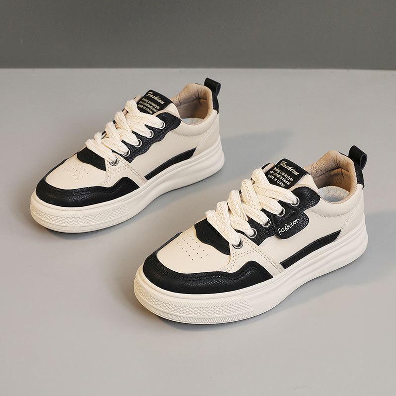 

Весна/Осень 2025 Низкие Кроссовки на Толстой Подошве Повседневные Увеличивающие Рост Студенческие Кеды в Колледжском Стиле для Скейтбординга 36 чёрный