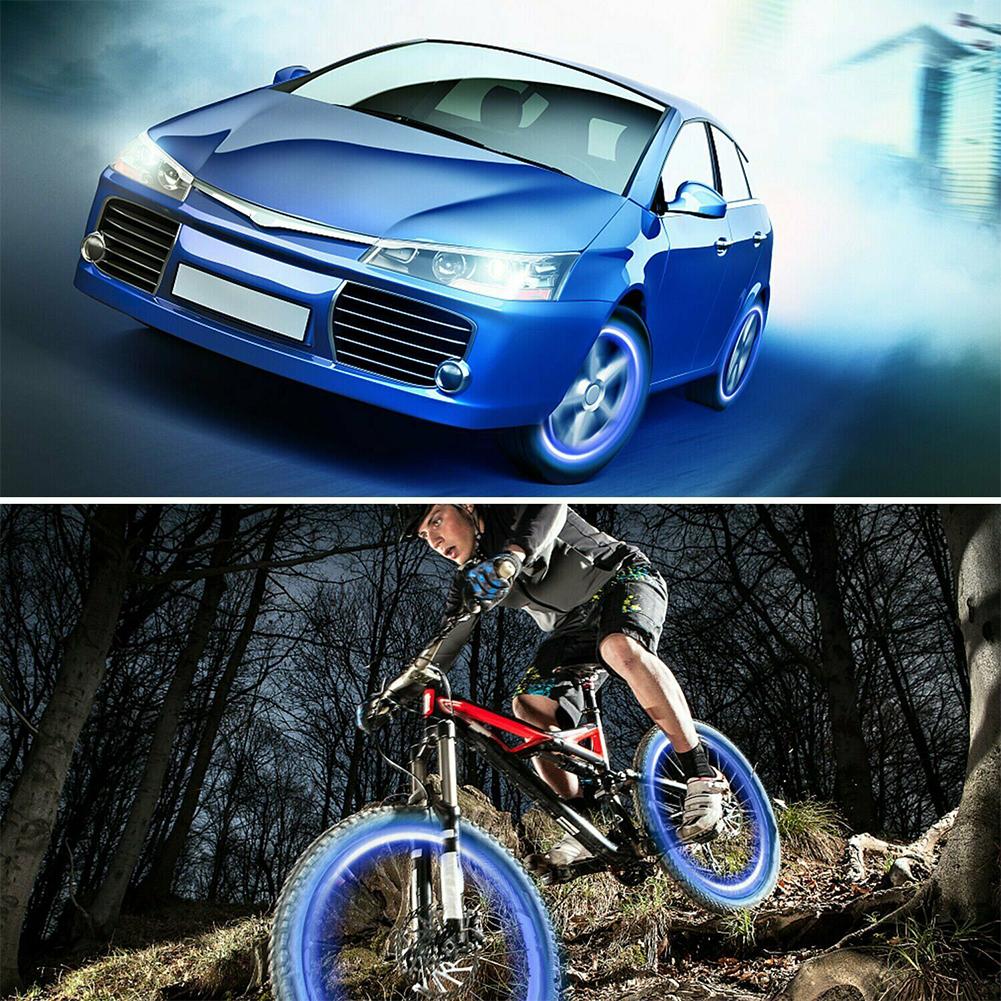 LP31 VALVES VALVES Glowing Valves 2pcs LED bike or car covers