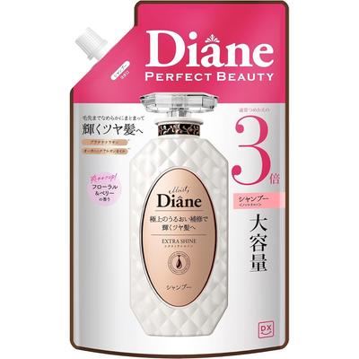 Diane Extra Shine Floral & Berry Scent Shampoo Refill 1000ml for Shiny Hair