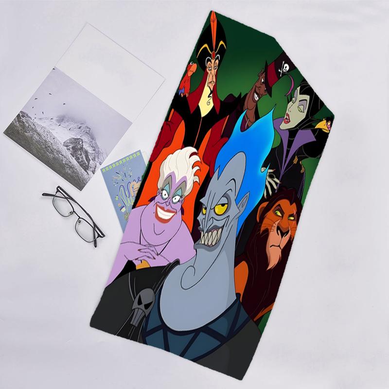 1pc Villains2 Beach Towel, Beach and Seaside Swimming Pool Equipment, Fashion Pattern, Rectangular, Travel Essentials