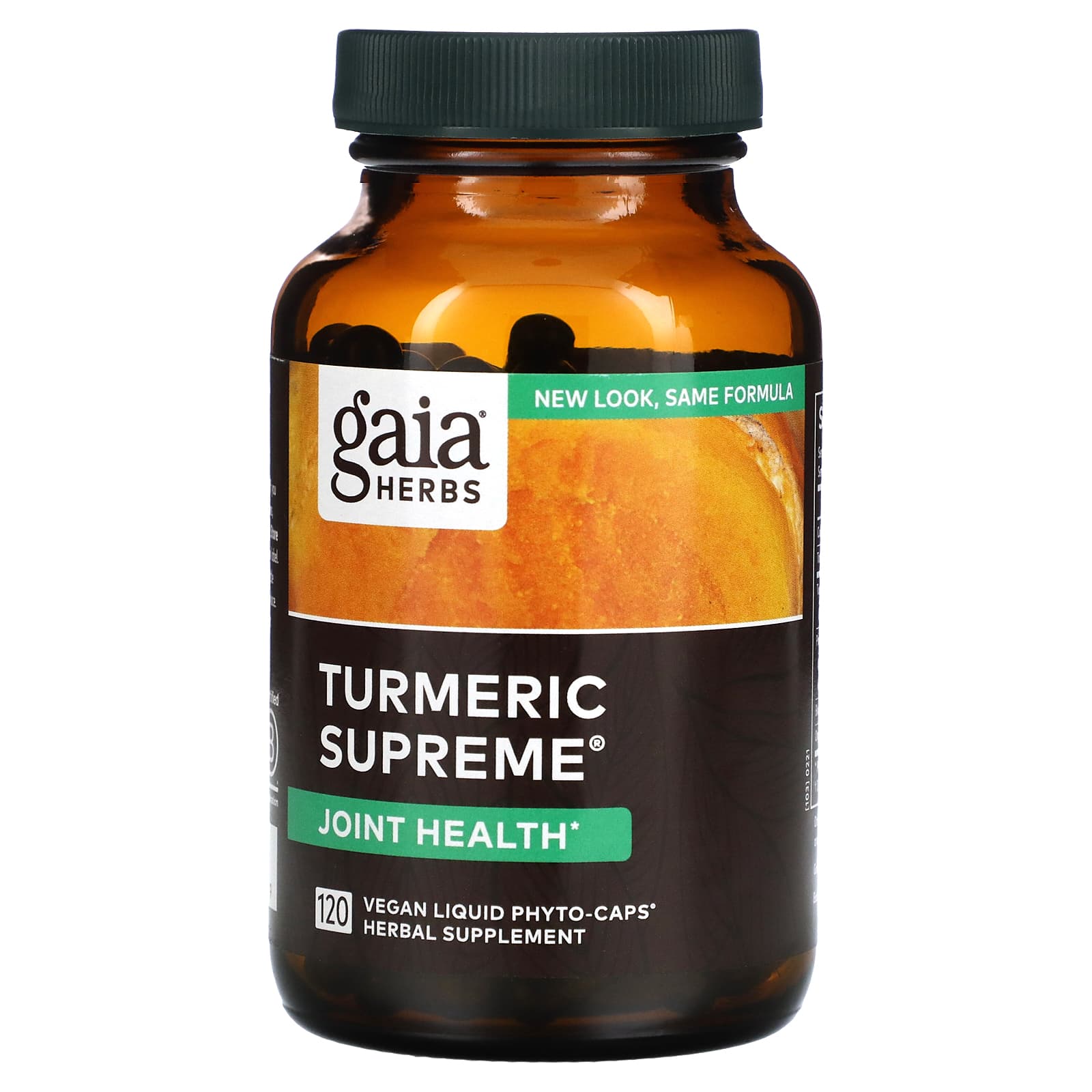 

Gaia Herbs, Turmeric Supreme, Joints, Vegetable Liquid Phyto Capsules, 120 Tablets