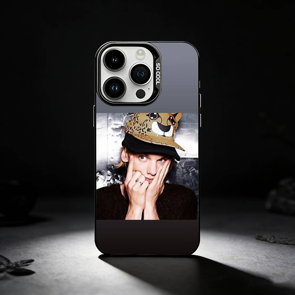 J-Jamie C-Campbell Bower Phone Case For iPhone 17,16,15,14,13,12,11 Plus,Pro Max,XS,Colored silver phone case