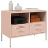 Pink TV Stand 68 X 39 X 50.5 Cm Steel