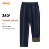 JEEP Men's Winter Warm Corduroy Straight-Leg Pants