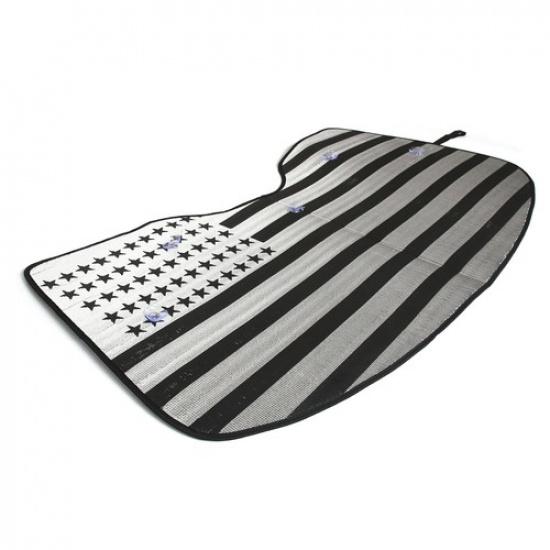 Windshield Sunshade Foldable Reflective Sun Visor For Corvette C7 2014-19
