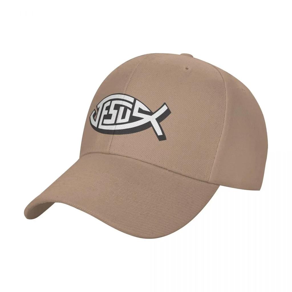 Jesus Fish Baseball Cap men's big size hat beach hat Streetwear Caps Women Men's