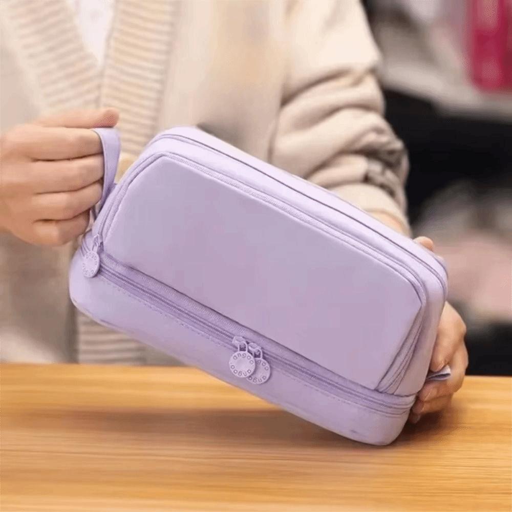 Anti Fouling Pencil Case Wear-resistant Pen Bag Simple Portable Pen Pouch Students Supplies