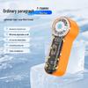 T76 Turbo Handheld Fan: USB Rechargeable, 199 Speeds, Portable Cooling with Ice Pack