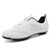Unisex Cycling Shoes With BOA Dial Low-Cut Leather Upper Rubber Sole MTB Road Clipless Compatible