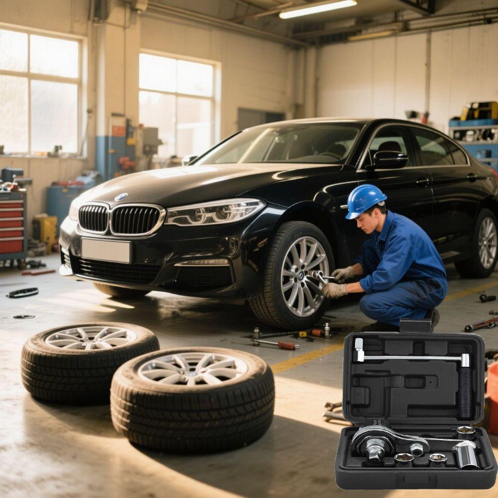 Heavy Duty Lug Nut Remover With Socket Torque Multiplier Labor-Saving Wrench  Loosening Lug Nuts