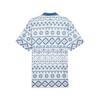 Puma Fair Isle Print Golf Polo Shirt Men Tops White 626836-01
